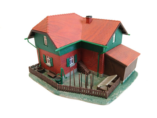 Kibri wohnhaus mit - -, garten