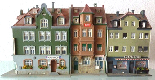 Kibri 3 stadthäuser - kibri, h0